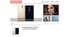 Desktop Screenshot of gadgetmilk.com